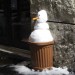 Pupazzo di neve romano