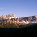 Tramonto sulla Croda da Lago da passo Falzarego